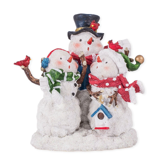 7 inch Snowman Choir Figure Plays Frosty The Snowman by Roman
