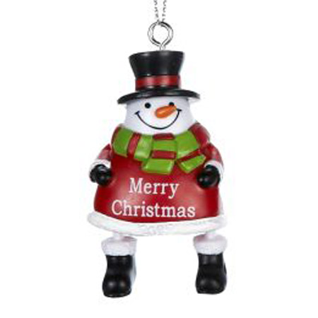 Ganz, Merry Christmas  Jingles Snowman Ornament