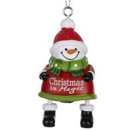 Ganz, Christmas Is Magic, Jingles Snowman Ornament