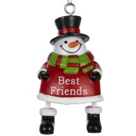 Ganz, Best Friends, Jingles Snowman Ornament
