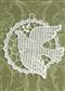 Dove Christmas Macrame Ornament by Heritage Lace