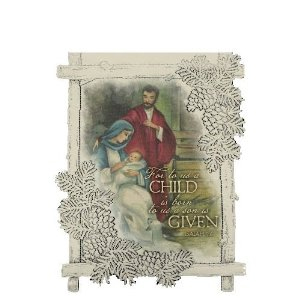 Heritage Lace Christmas, A Child is Born, Wall Hanging